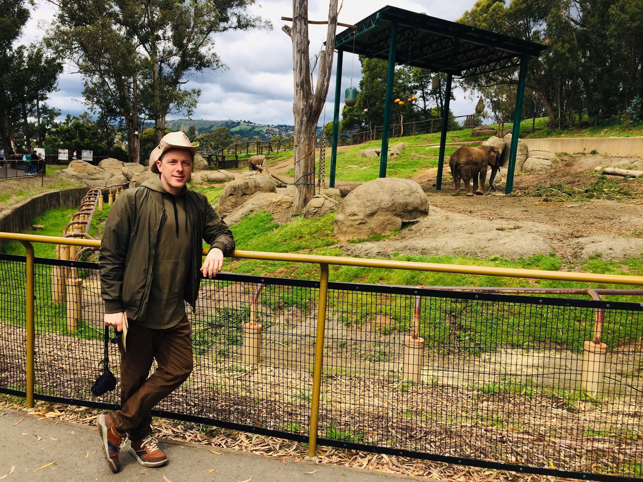 Tobias Dornbusch im Zoo Oakland.